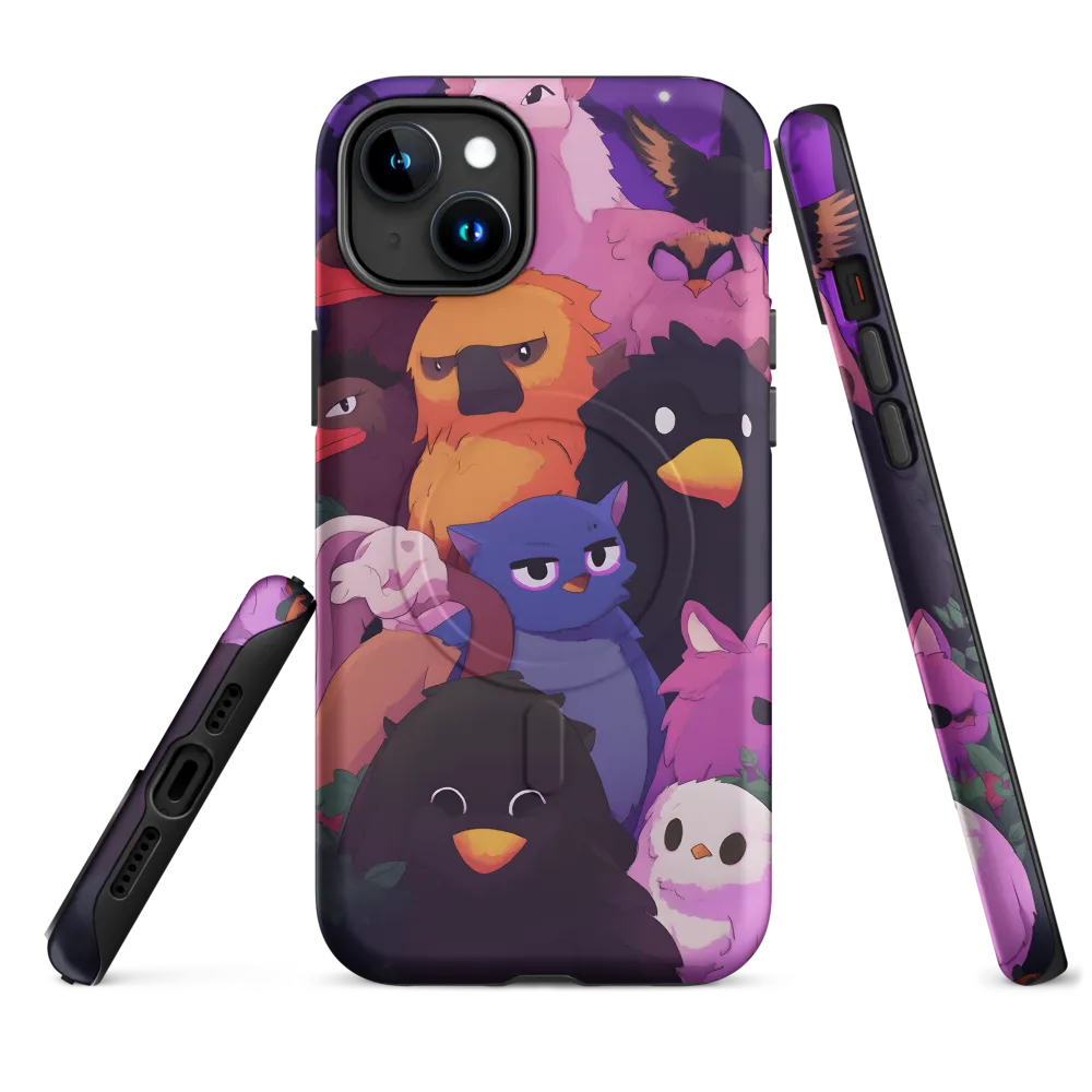 Whimsical Avian Gathering