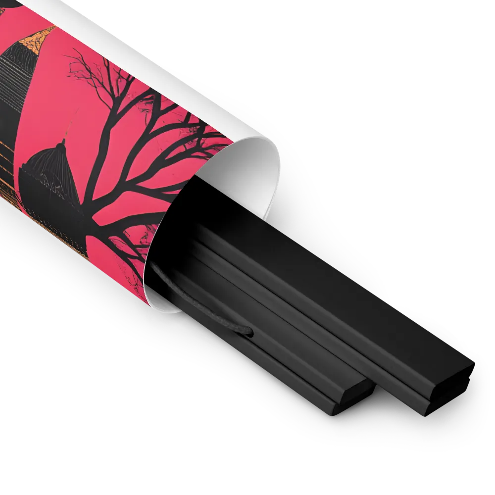 Urban Reverie | Poster With Black Wood Hanger | 18″×24″