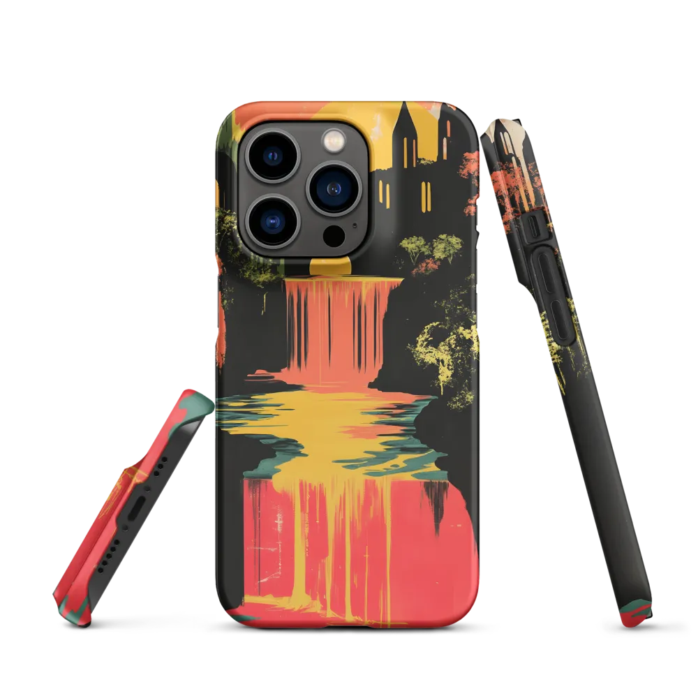 Elysian Echoes: A Surreal Reflections | Phone Case |  14 Pro | Snap Case | Matte