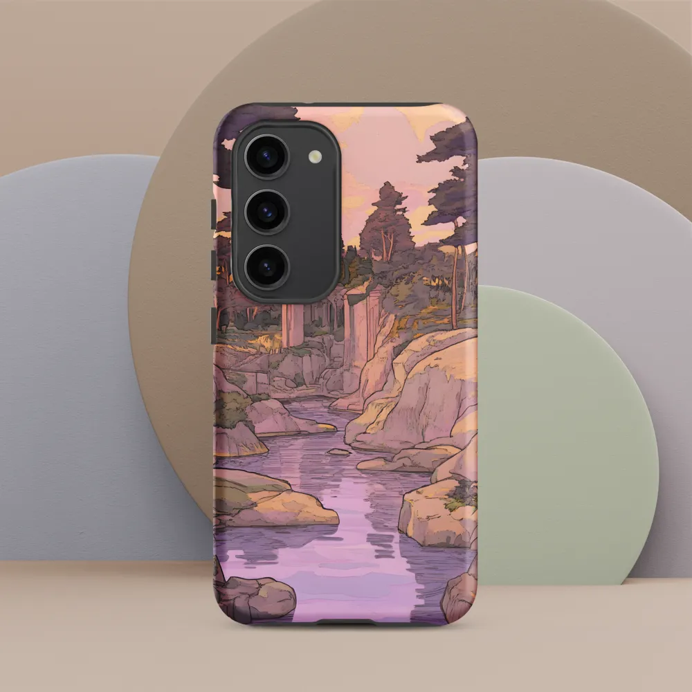 Tranquil Reverie: A Serene Landscape | Phone Case |  S23 | Tough Case | Matte