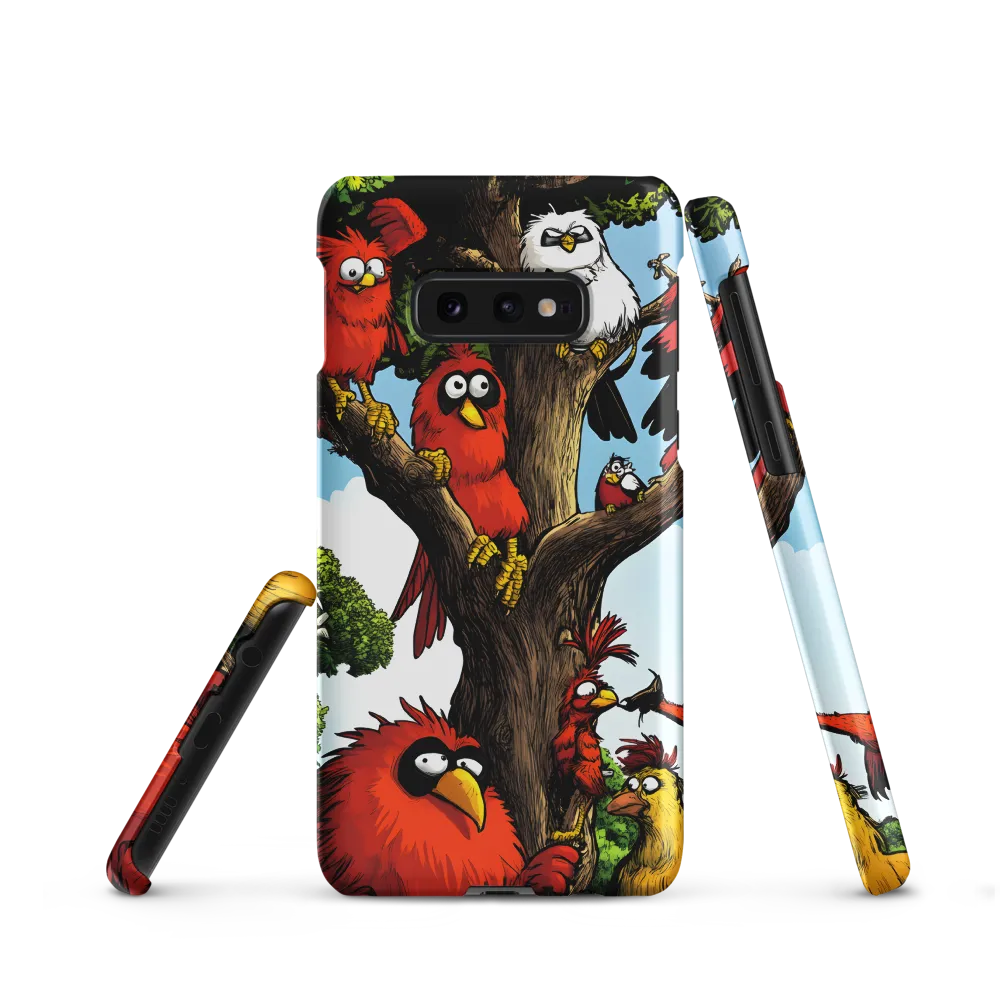 Whimsical Avian Gathering