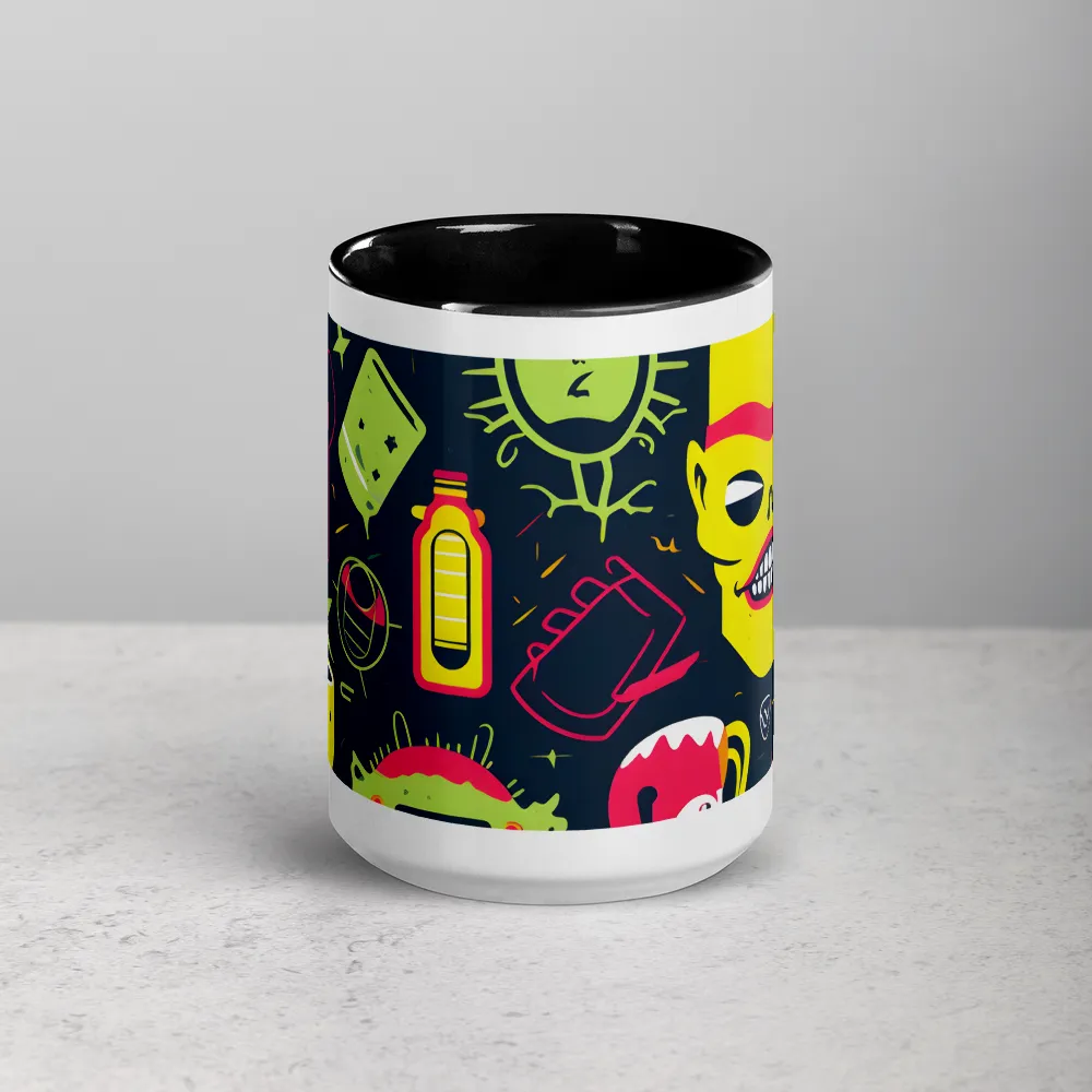 Neon Revelry: A Quirky Exploration of Modern Pop Art