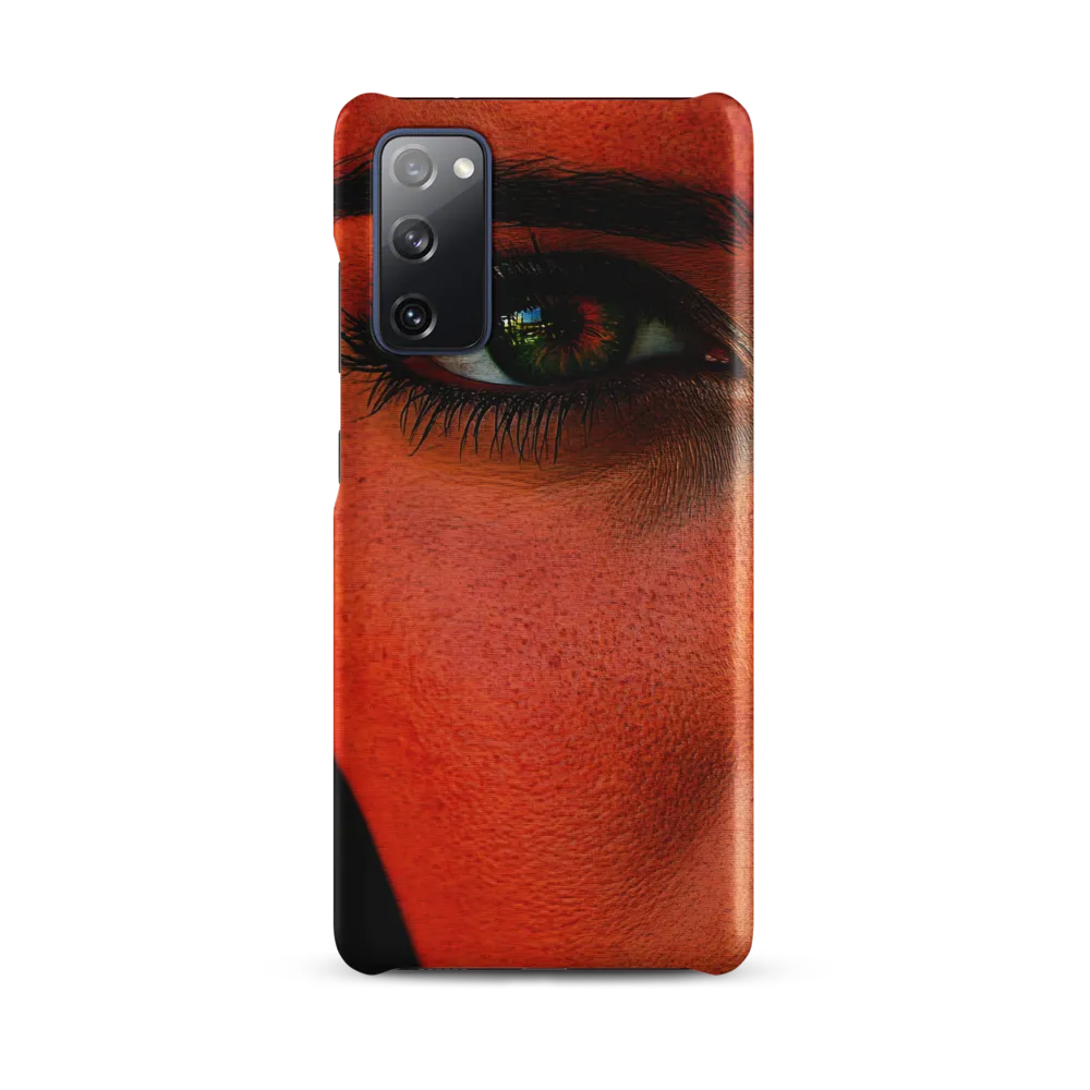 Ember Gaze — Close Study of an Iris