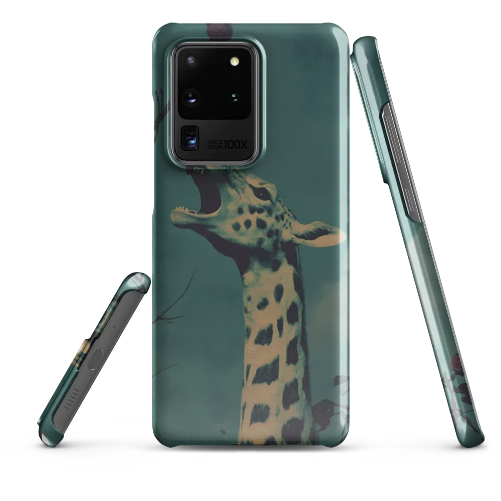 Whispers of the Tall: A Surreal Giraffe Encounter