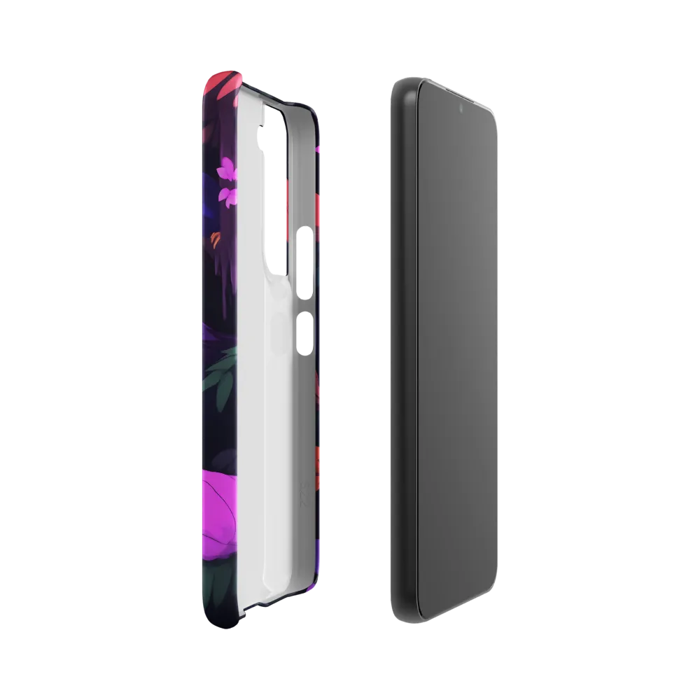 Tropical Parrot Playground | Phone Case |  S22 | Snap Case | Matte