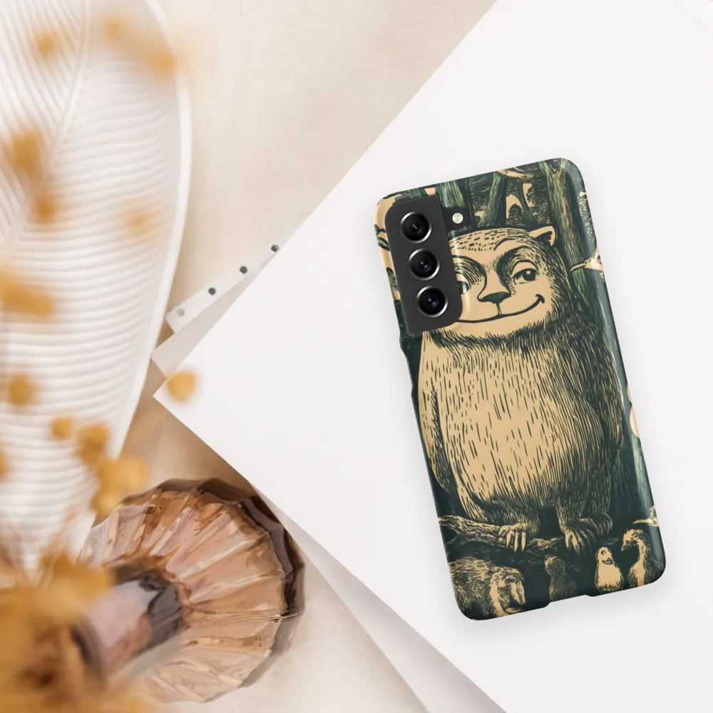 Forest Guardian: A Whimsical Encounter | Phone Case |  S21 FE | Snap Case | Matte