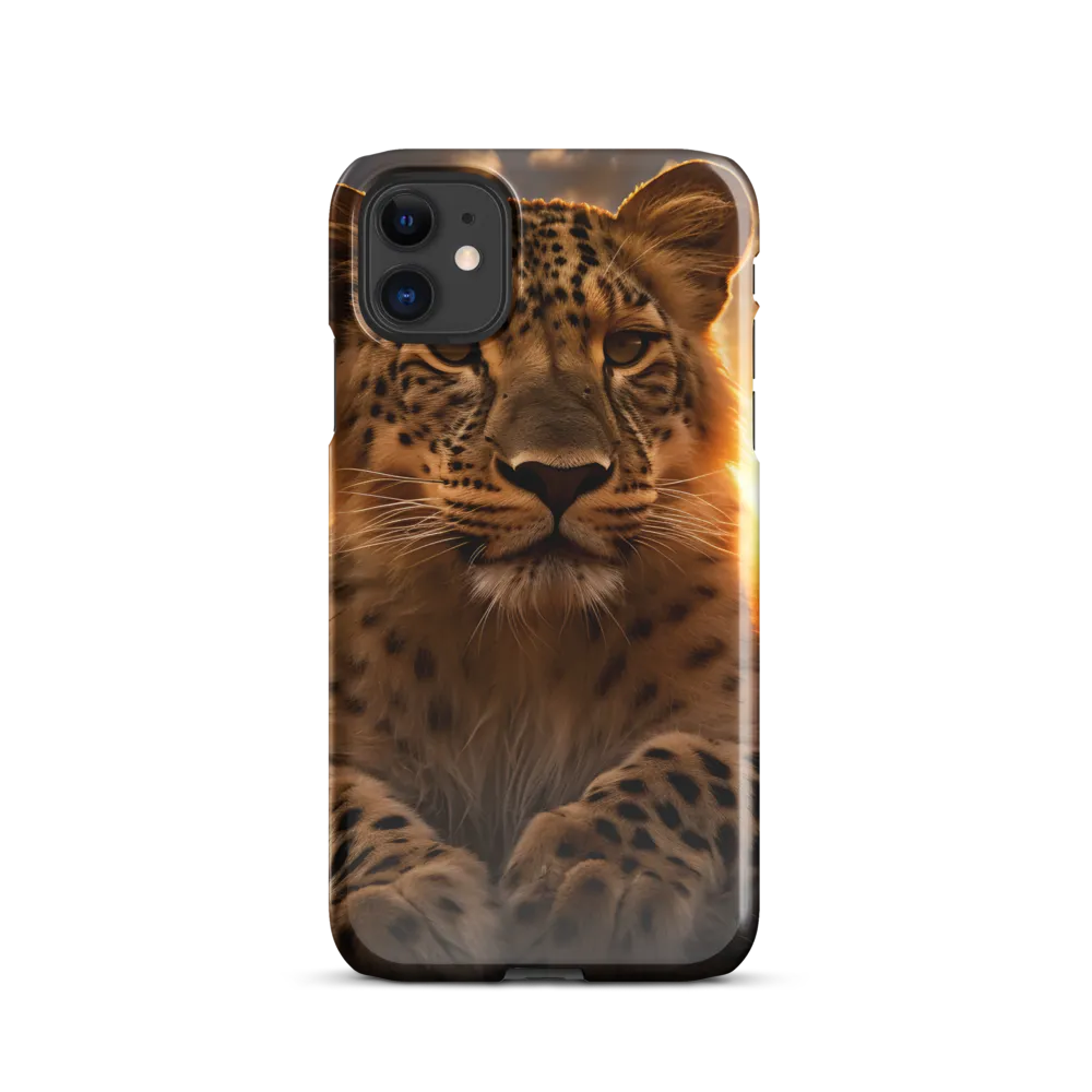 Regal Presence: The Leopard at Sunset