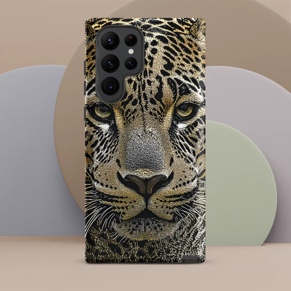 The Majestic Gaze: Portrait of a Leopard