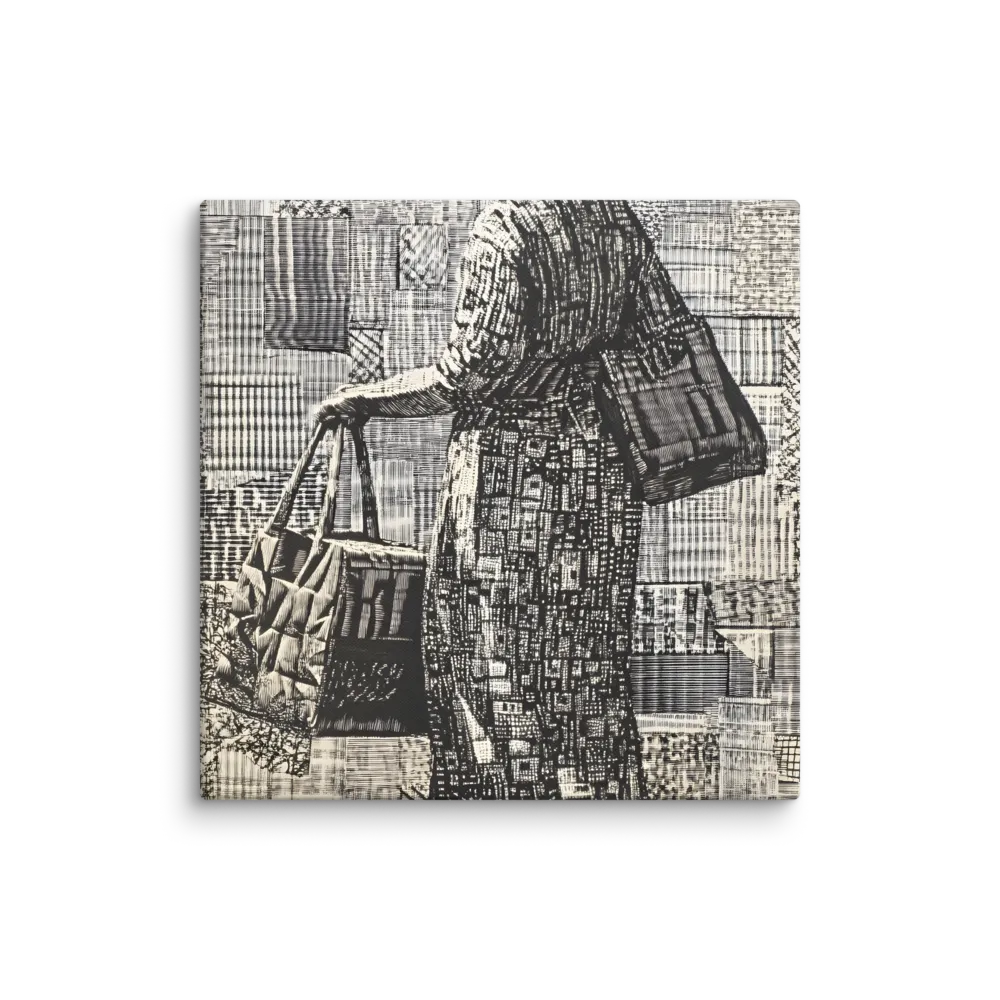 Urban Reflections: A Shopping Narrative | Canvas | 37″×37″
