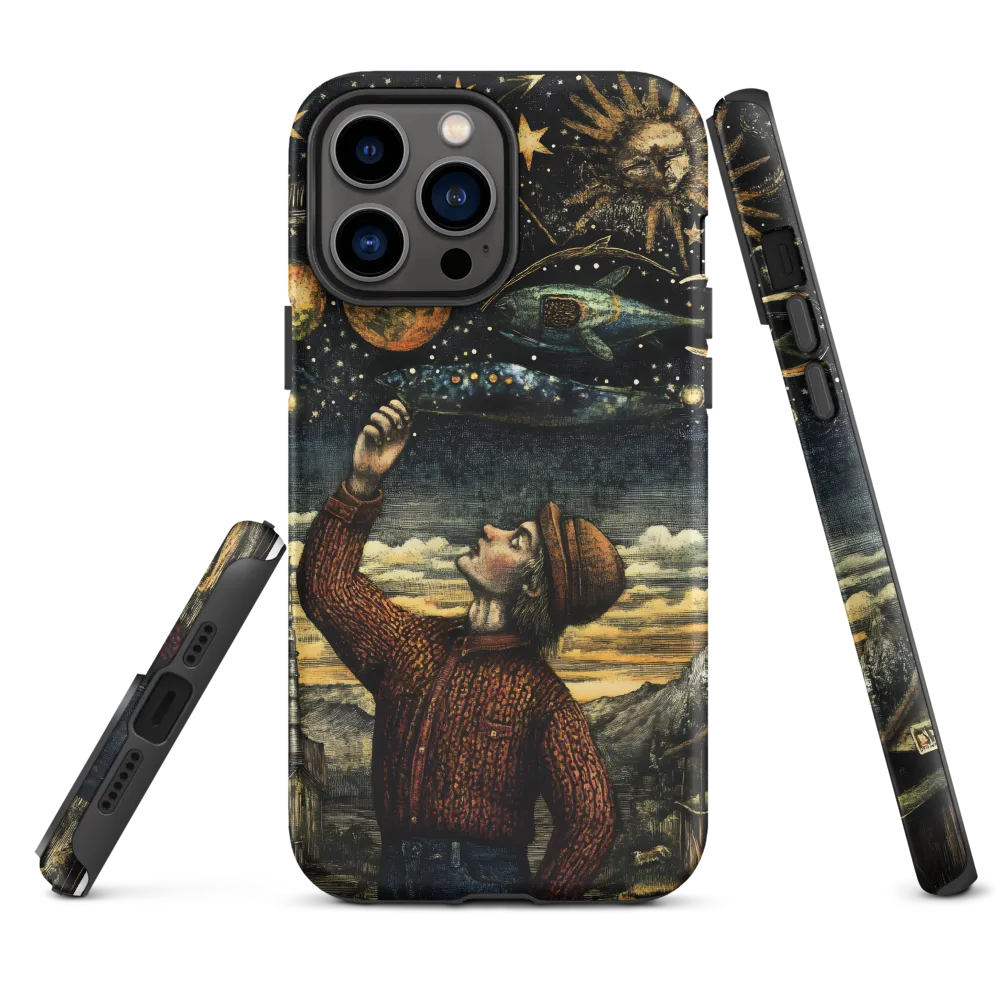 Cosmic Curiosity: A Journey Beyond Earth | Phone Case |  13 Pro Max | Tough Case | Matte