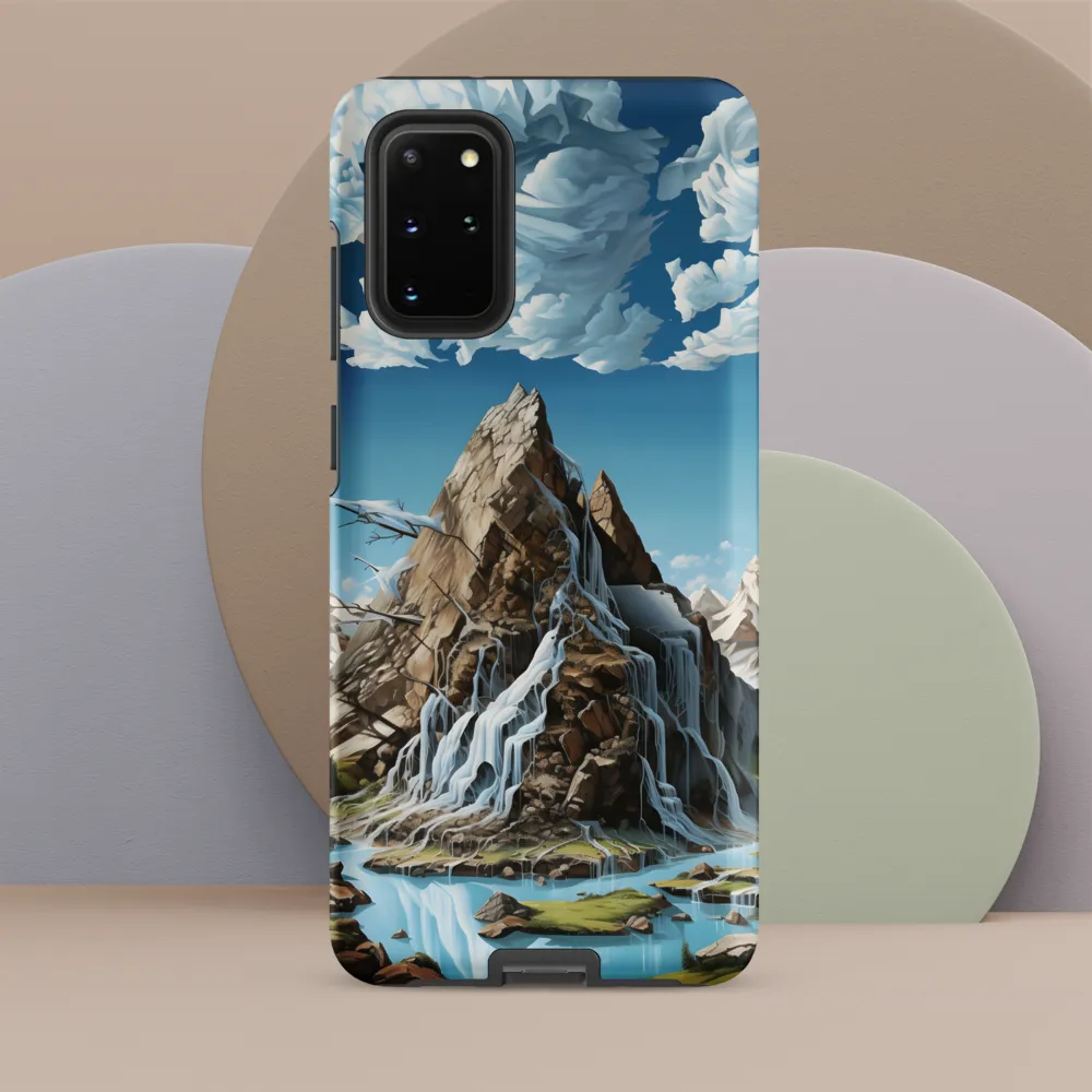 Majestic Cascade: A Mountain Masterpiece
