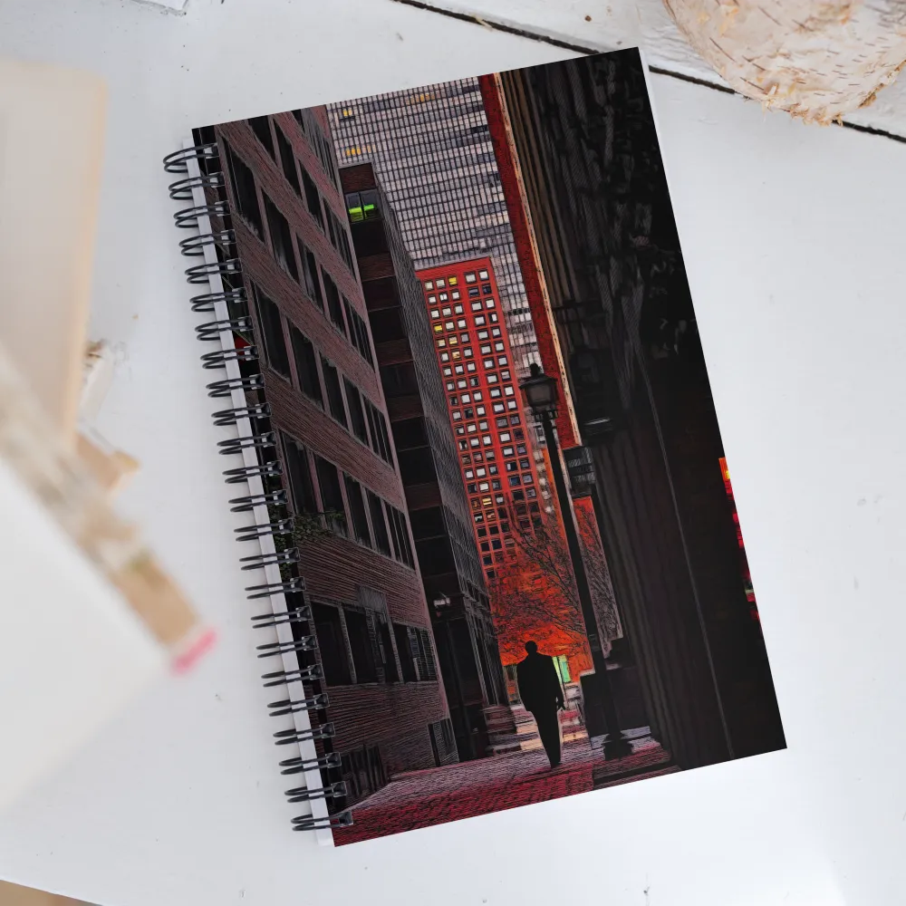 Solitude in the City | Spiral Notebook