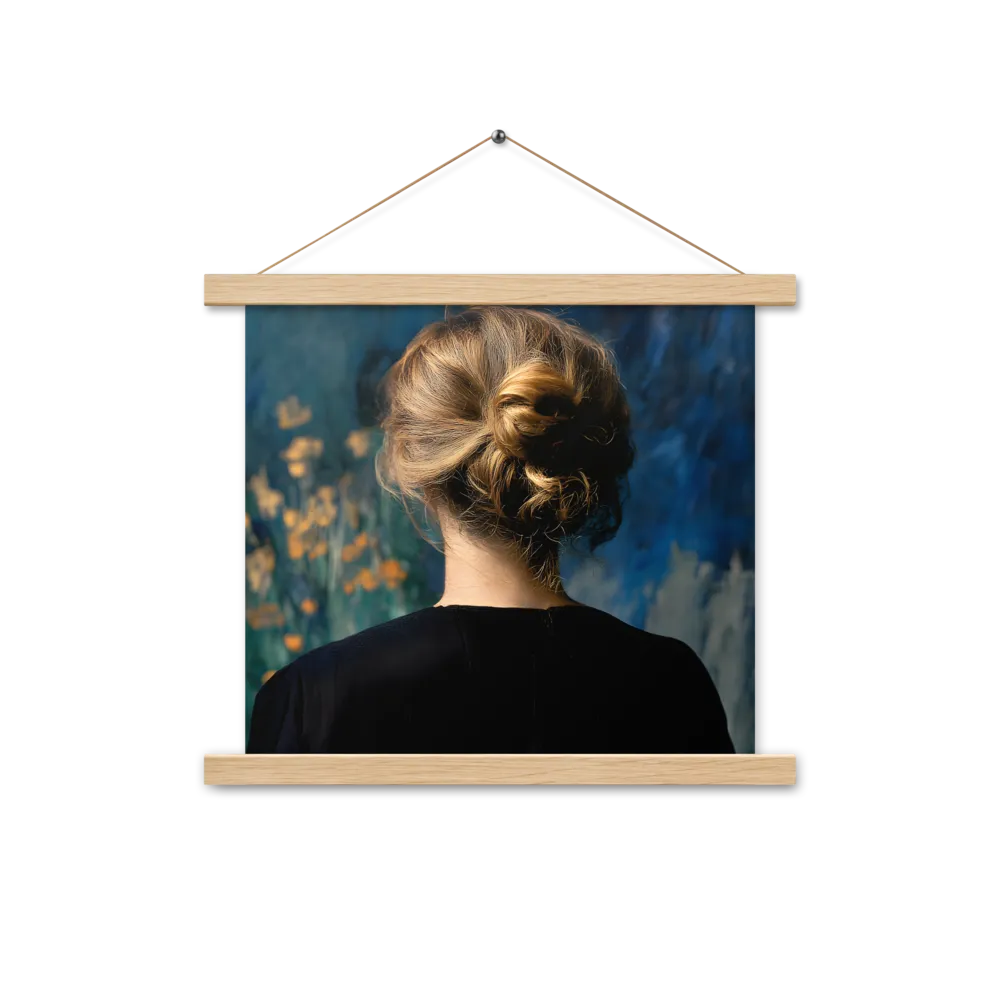Whispers of Tranquility | Poster With Oak Wood Hanger | 14″×14″