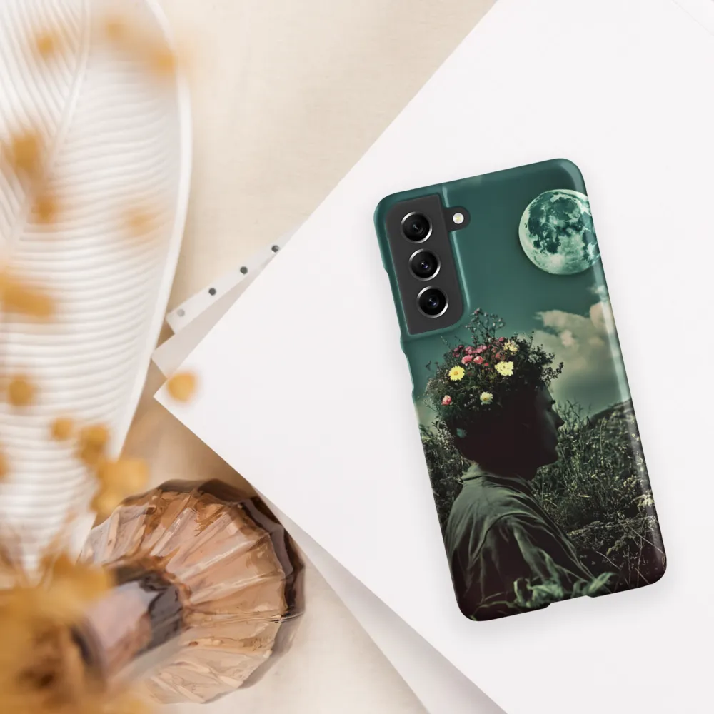 Moonlit Blossom | Phone Case |  S21 FE | Snap Case | Matte