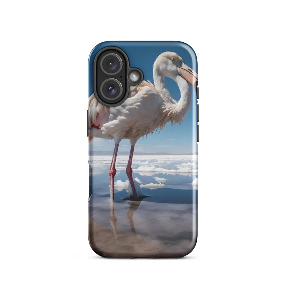 Graceful Solitude of a Flamingo