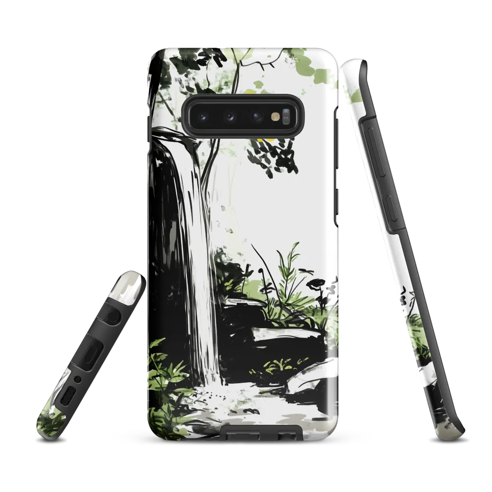 Tranquil Cascade | Phone Case |  S10 Plus | Tough Case | Glossy