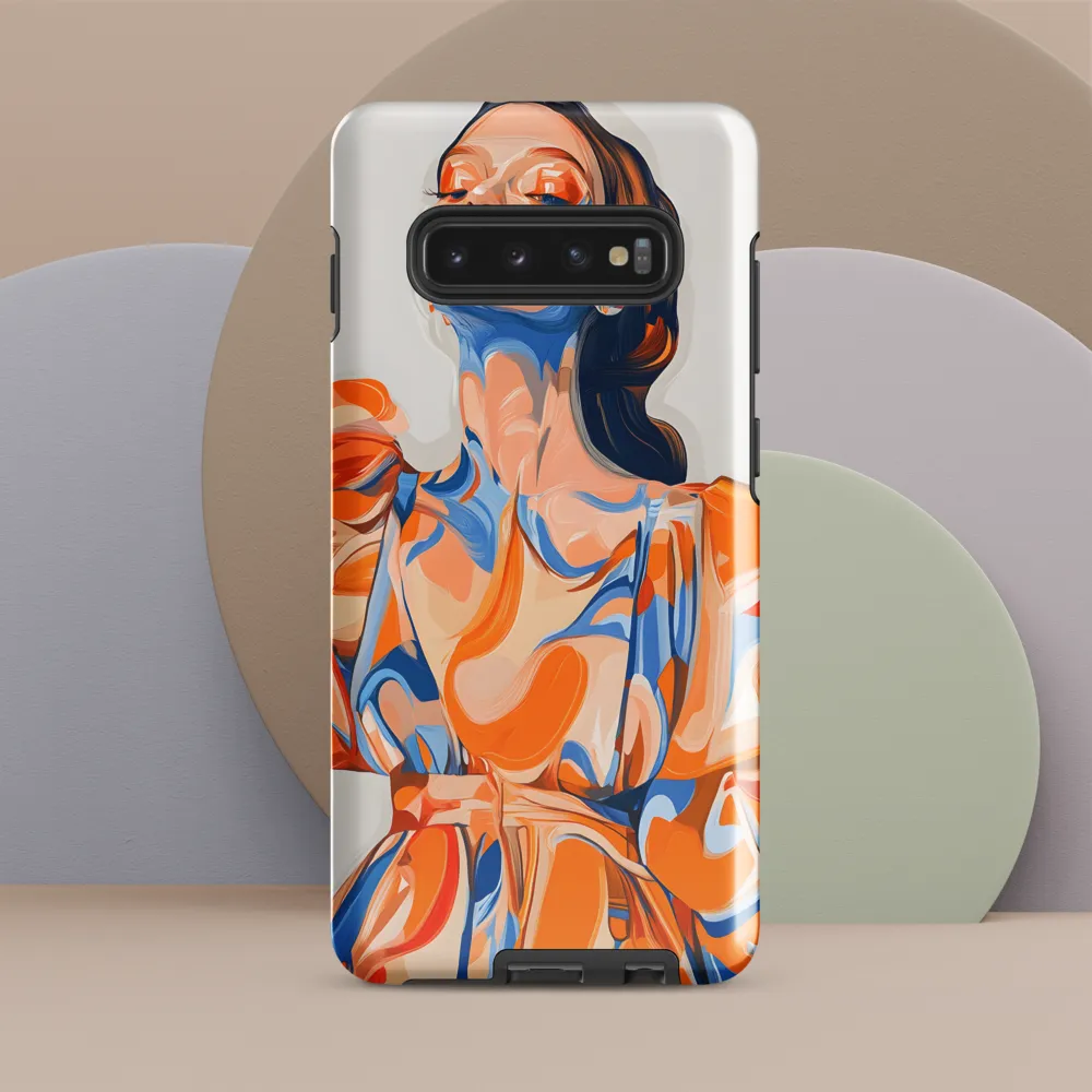 Fluid Fashion: A Modern Portrait | Phone Case |  S10 Plus | Tough Case | Glossy