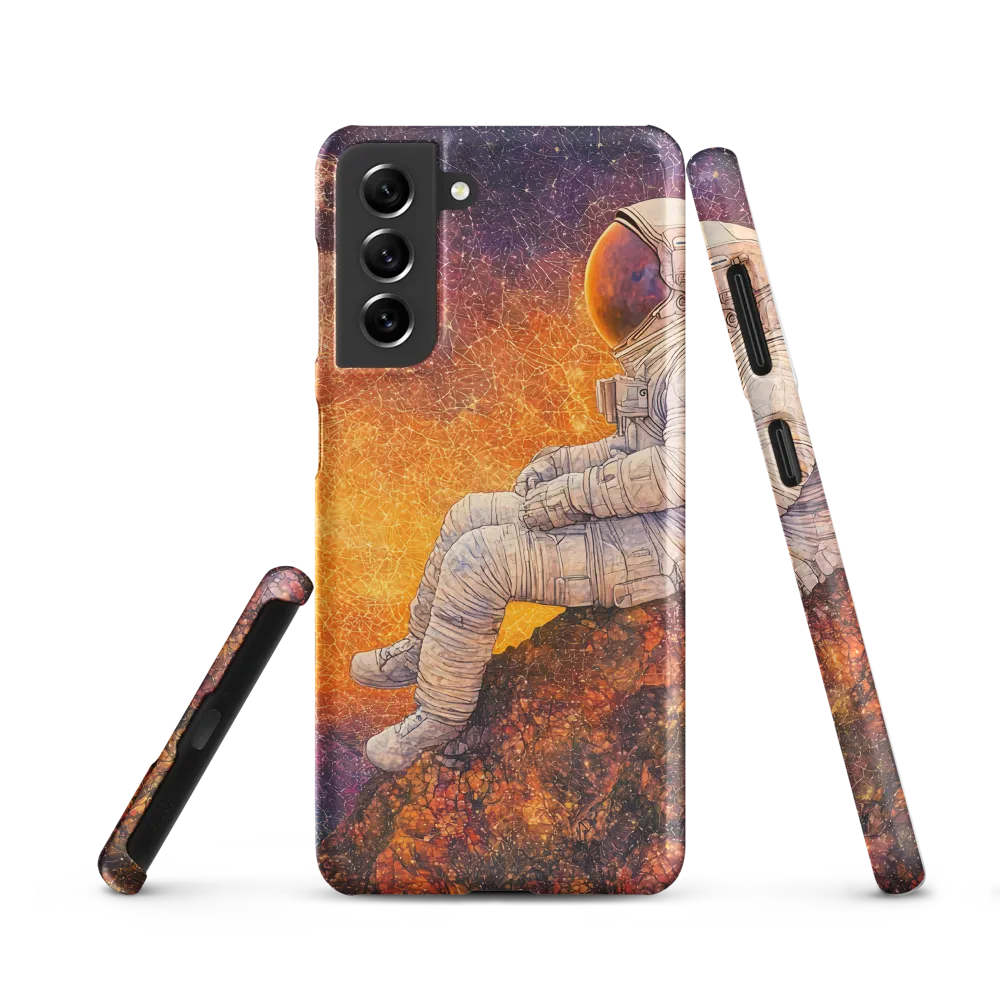 Cosmic Contemplation | Phone Case |  S21 | Snap Case | Matte