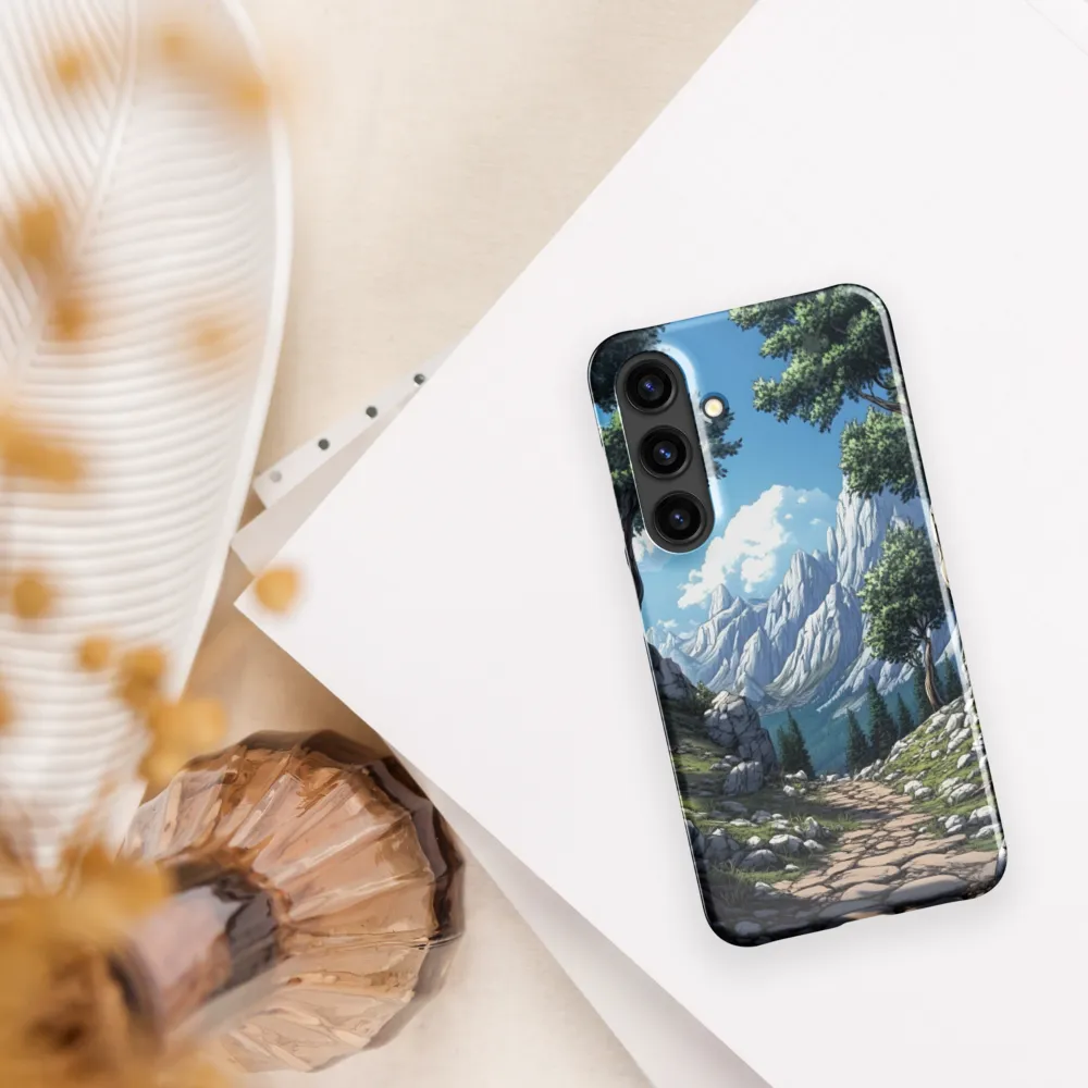 Journey Through Tranquility | Phone Case |  S24 | Snap Case | Glossy