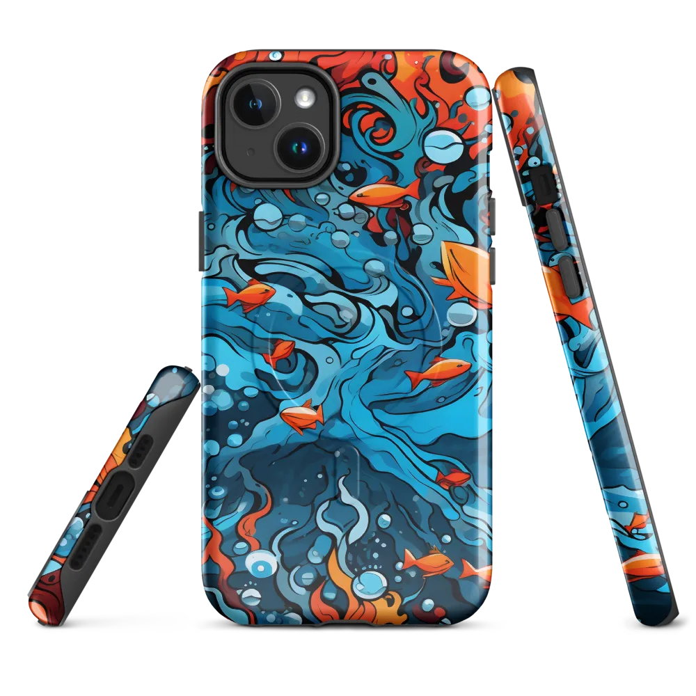 Fluid Harmony: Ocean and Flames