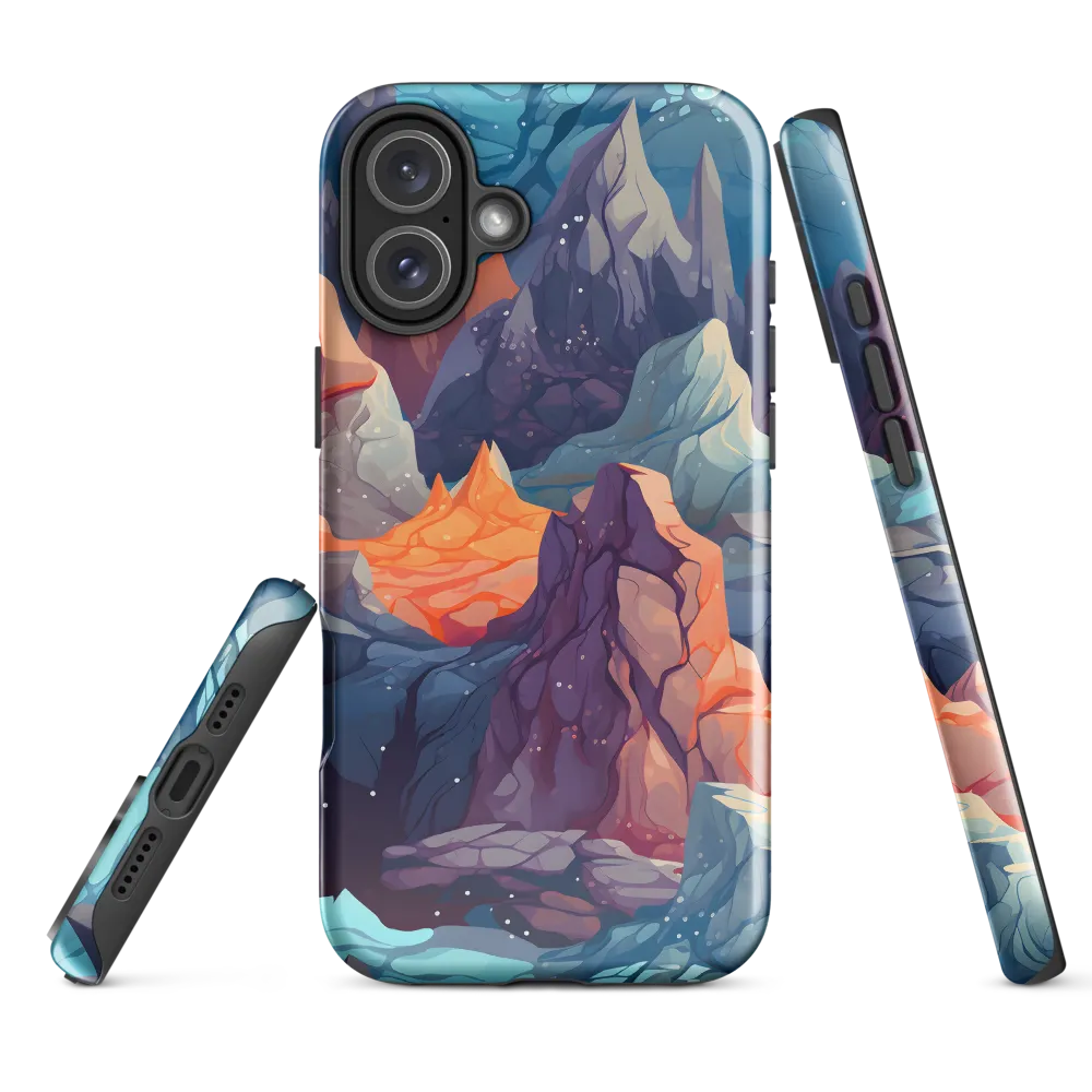 Mystical Peaks of Imagination | Phone Case |  16 Plus | Tough Case | Glossy
