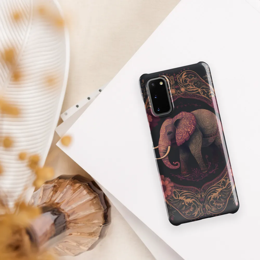 Regal Reverie: The Ornate Elephant | Phone Case |  S20 | Snap Case | Glossy