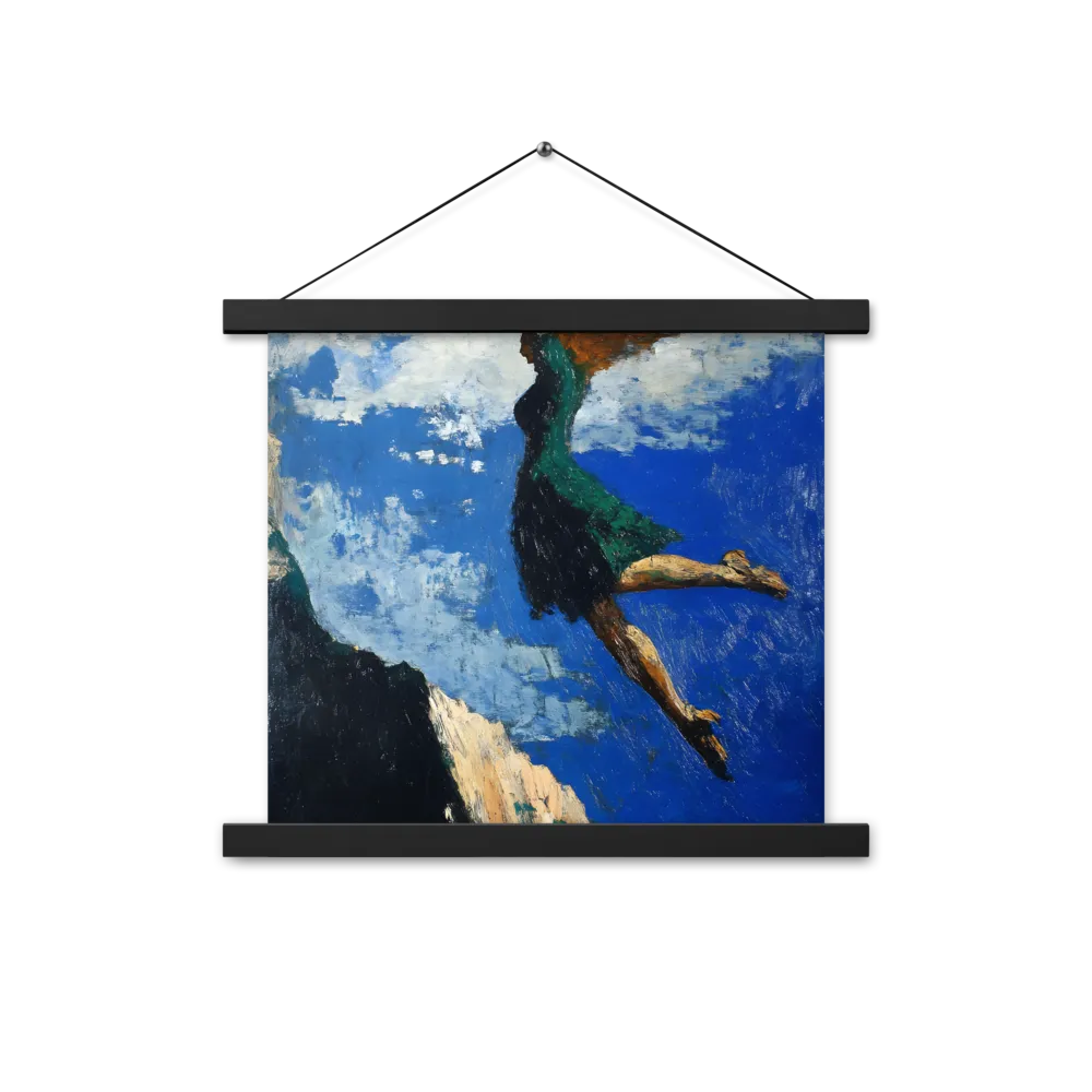 Boundless Ascent | Poster With Black Wood Hanger | 14″×14″