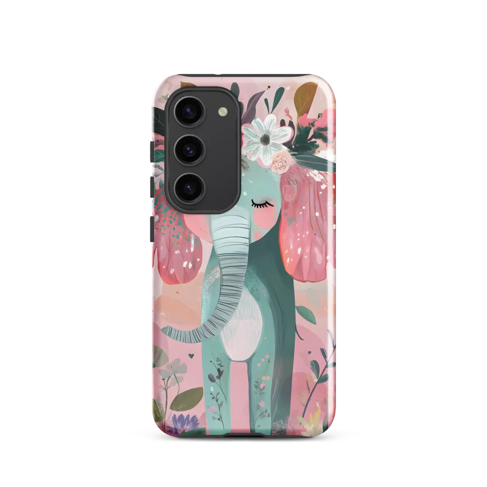 Whimsical Elephant in Bloom