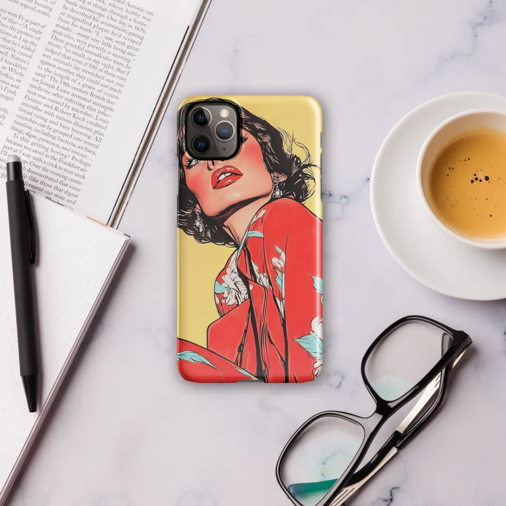 Striking Elegance in Pop Art | Phone Case |  11 Pro Max | Snap Case | Glossy