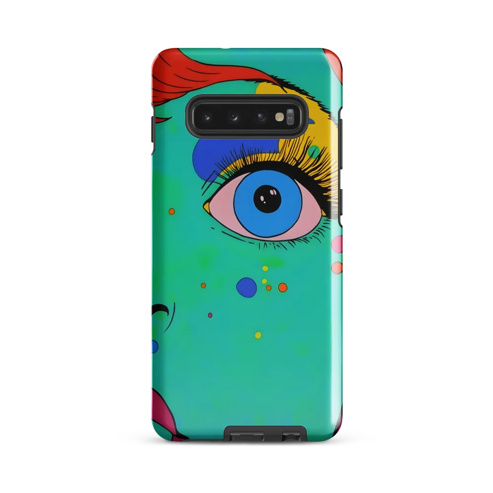 Vibrant Gaze | Phone Case |  S10 Plus | Tough Case | Glossy