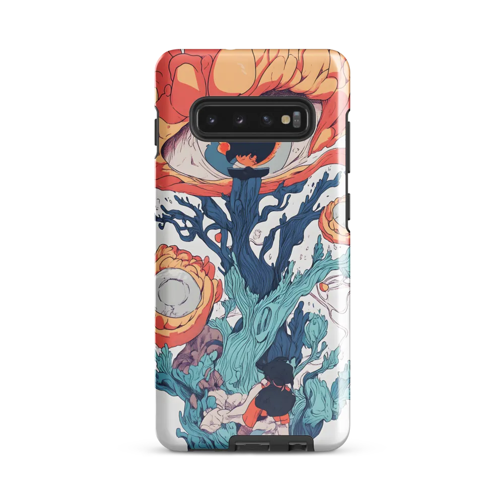 The Watchful Bloom | Phone Case |  S10 Plus | Tough Case | Glossy