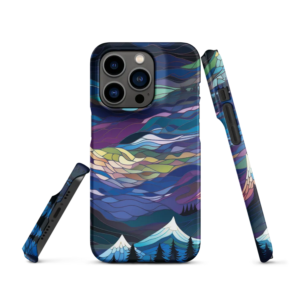 Twilight Peaks: An Abstract Mountain Landscape