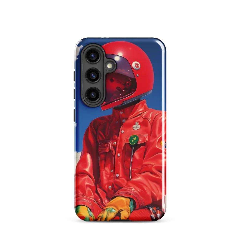 Astronaut in Crimson