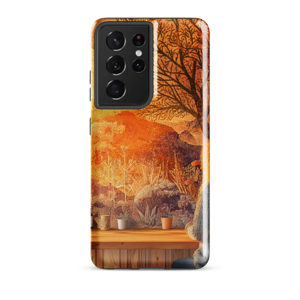 Whispers of a Golden Sunset | Phone Case |  S21 Ultra | Tough Case | Glossy