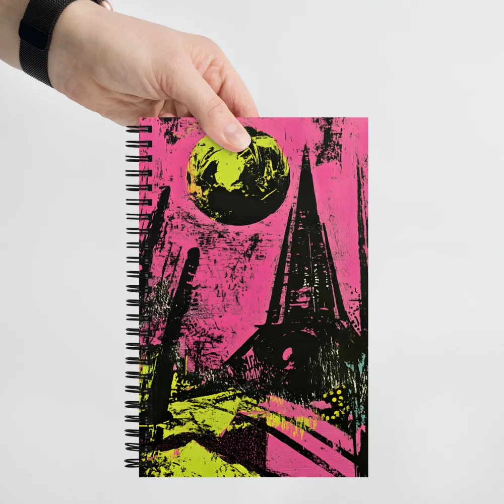 Surreal Nightscape | Spiral Notebook