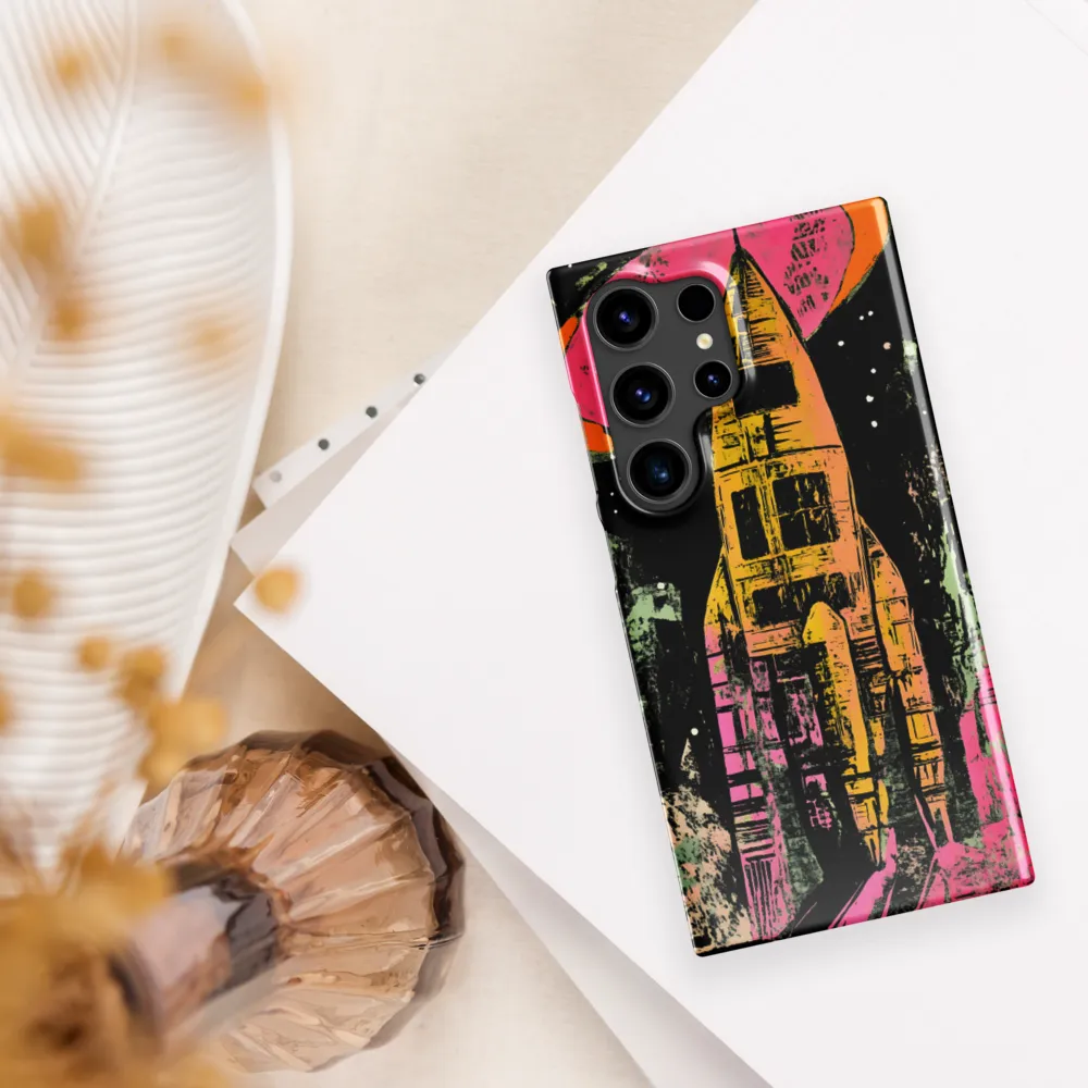 Cosmic Voyage: A Surreal Rocket Adventure