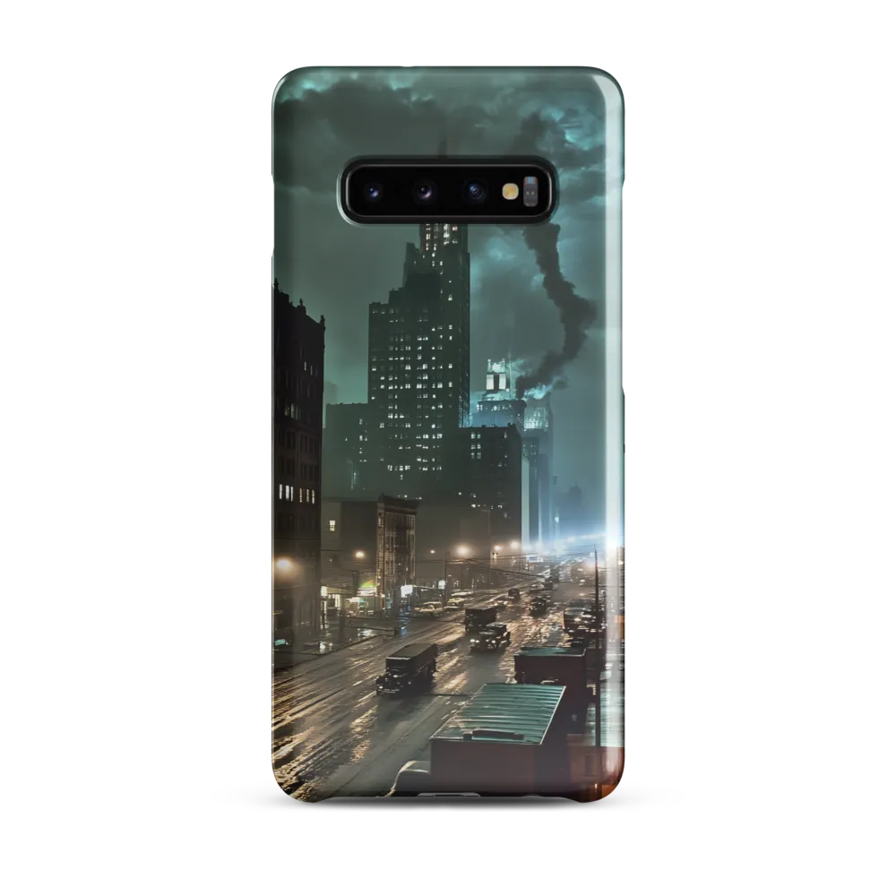 City of Shadows: A Nocturnal Symphony | Phone Case |  S10 Plus | Snap Case | Glossy