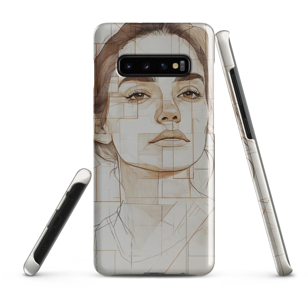 Fractured Reflection | Phone Case |  S10 Plus | Snap Case | Glossy