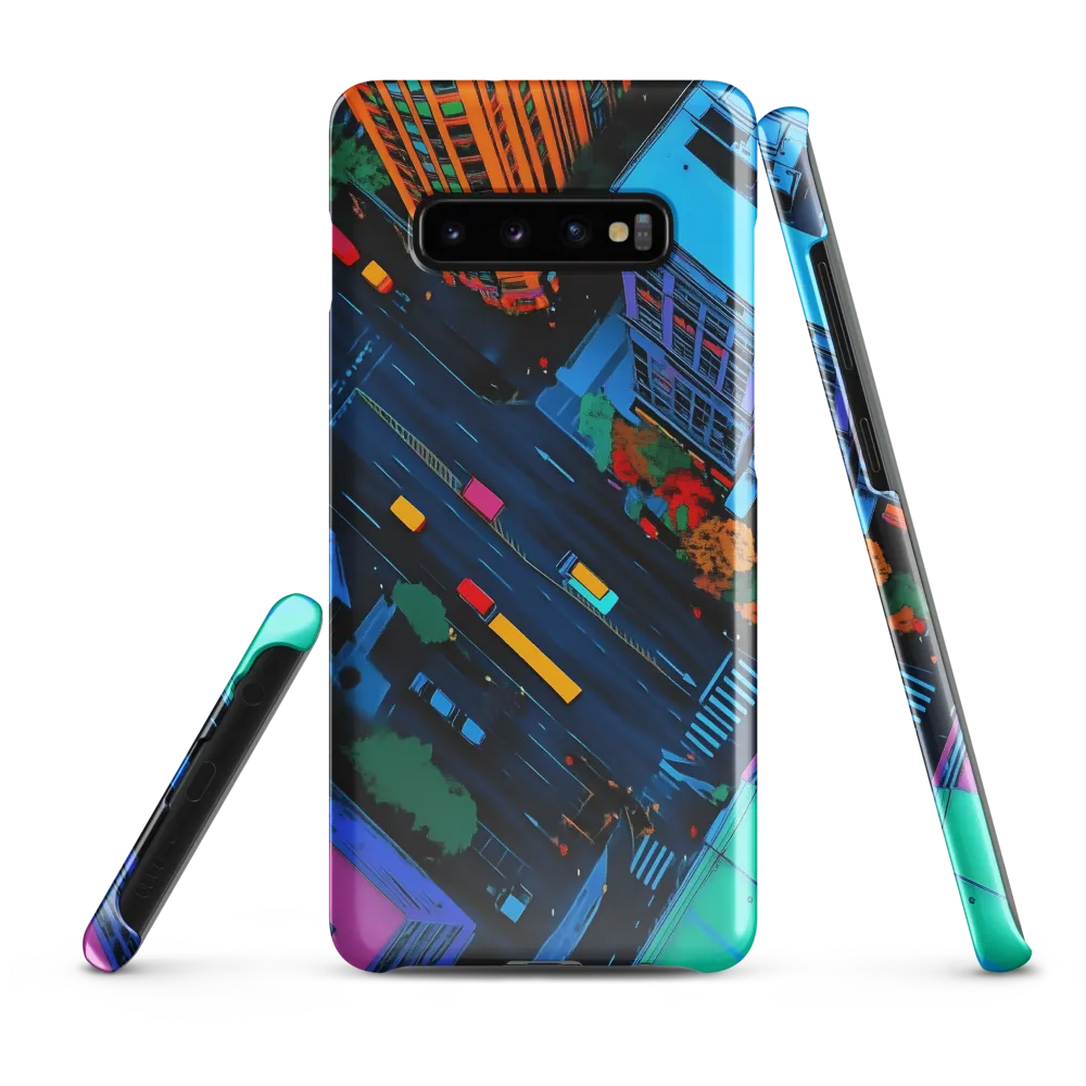 Neon Urban Dreamscape | Phone Case |  S10 Plus | Snap Case | Glossy