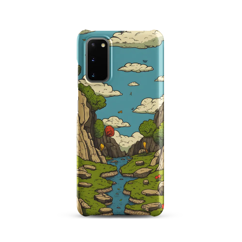 Whimsical Serenity: A Canyon Landscape