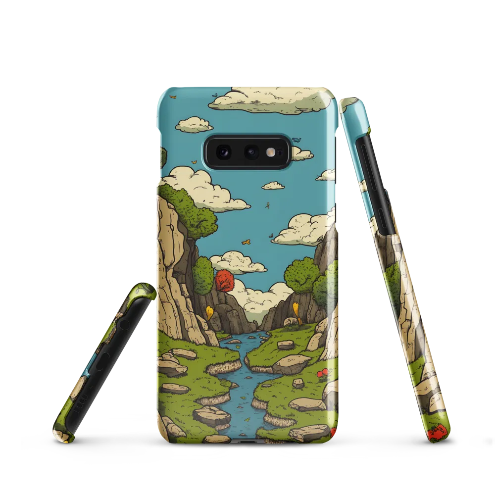 Whimsical Serenity: A Canyon Landscape
