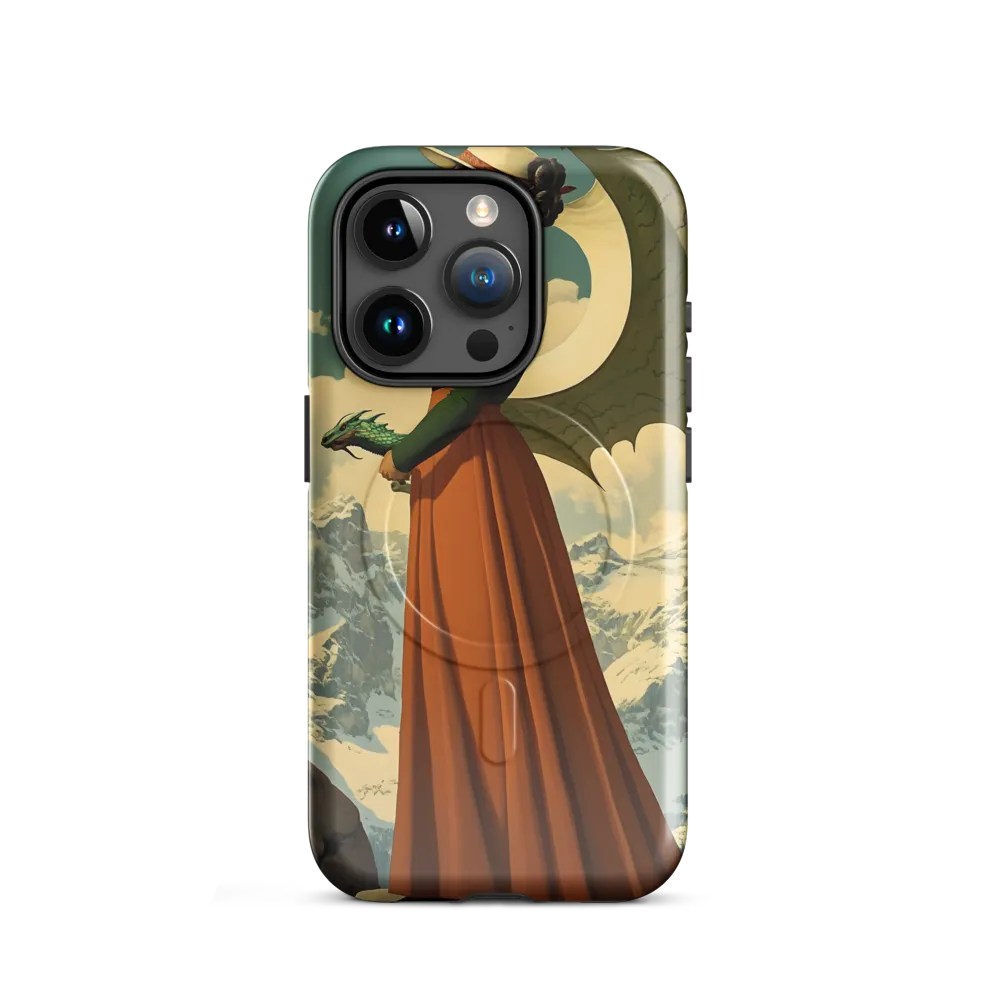 Mystic Harmony: The Dragon Keeper | Phone Case |  15 Pro | MagSafe® Tough Case | Glossy
