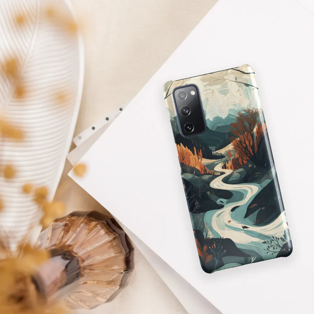 Winding Serenity: A Digital Landscape