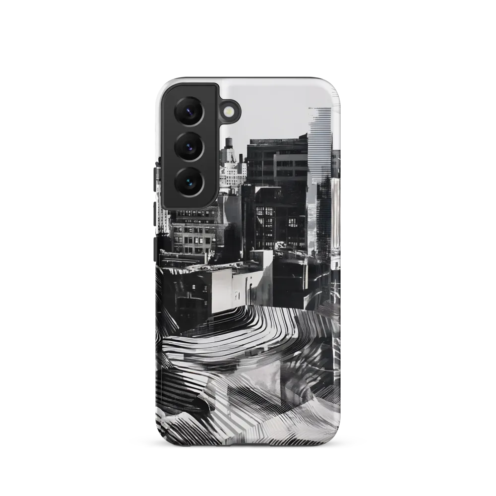 Urban Rhythm in Black and White | Phone Case |  S22 | Tough Case | Matte