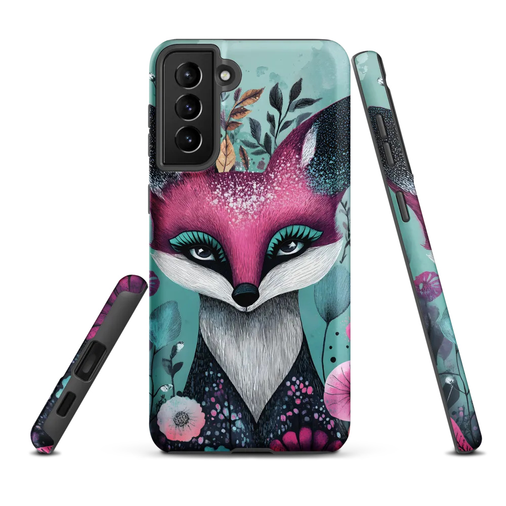 Whimsical Fox Among Blossoms