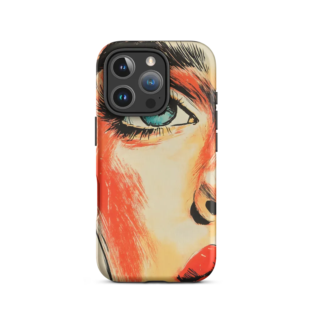 Intense Gaze: A Pop Art Portrait