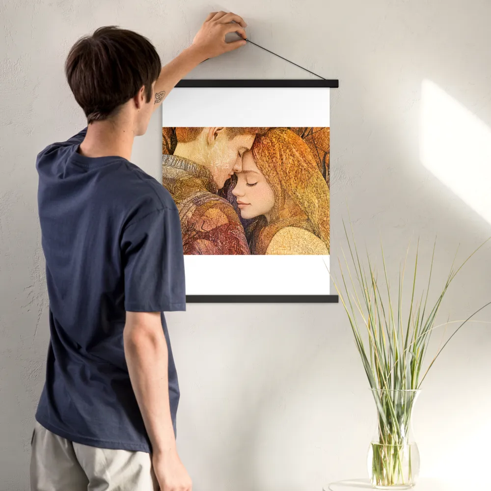 Embrace of Autumn | Poster With Black Wood Hanger | 18″×24″