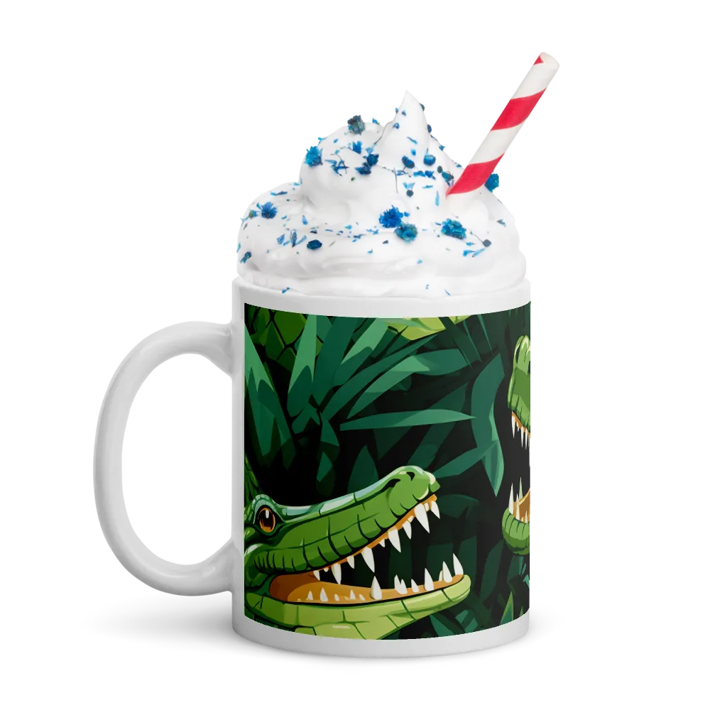 Fierce Crocodilian Medley | Mugs | Multiple Sizes & Colors