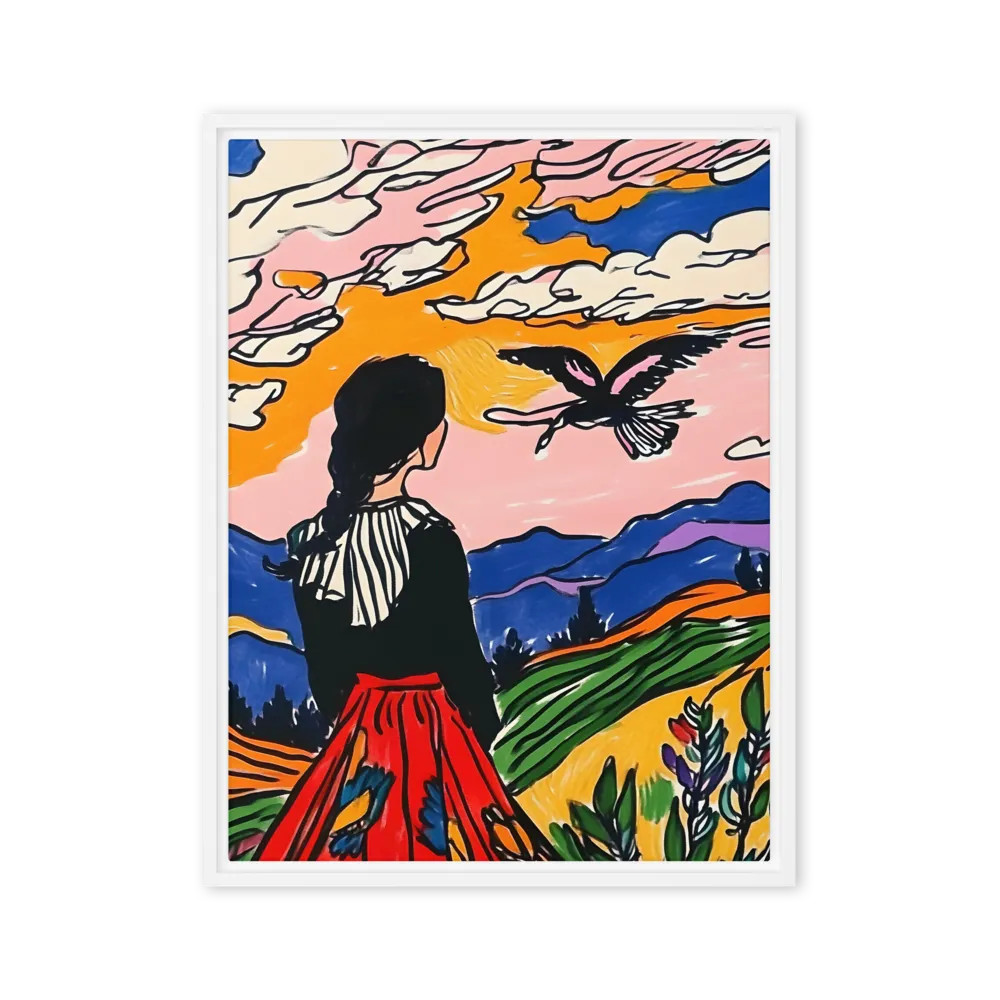 A Journey into Freedom | Canvas with White Frame | 24″×32″