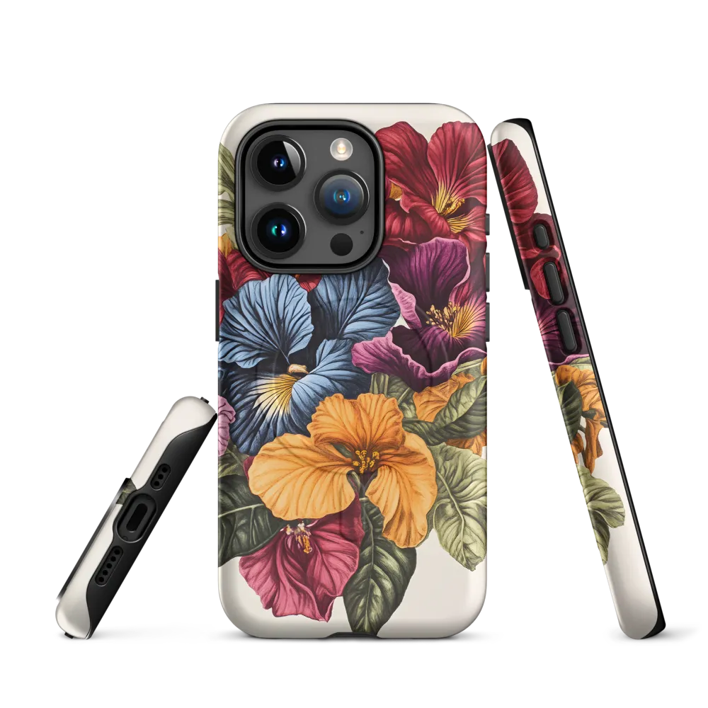 Floral Symphony in Color | Phone Case |  15 Pro | MagSafe® Tough Case | Matte